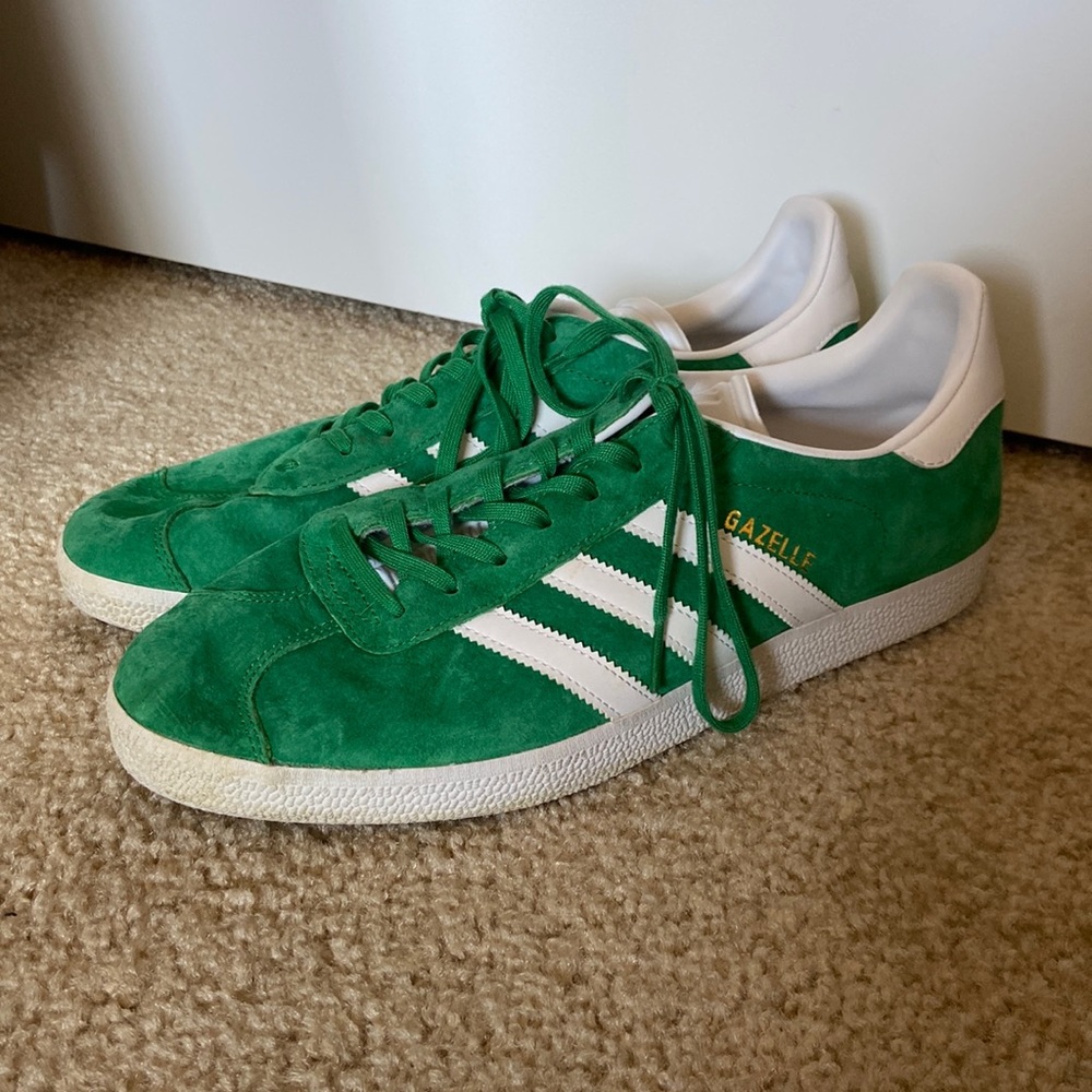 Adidas Green Gazelles Sneakers